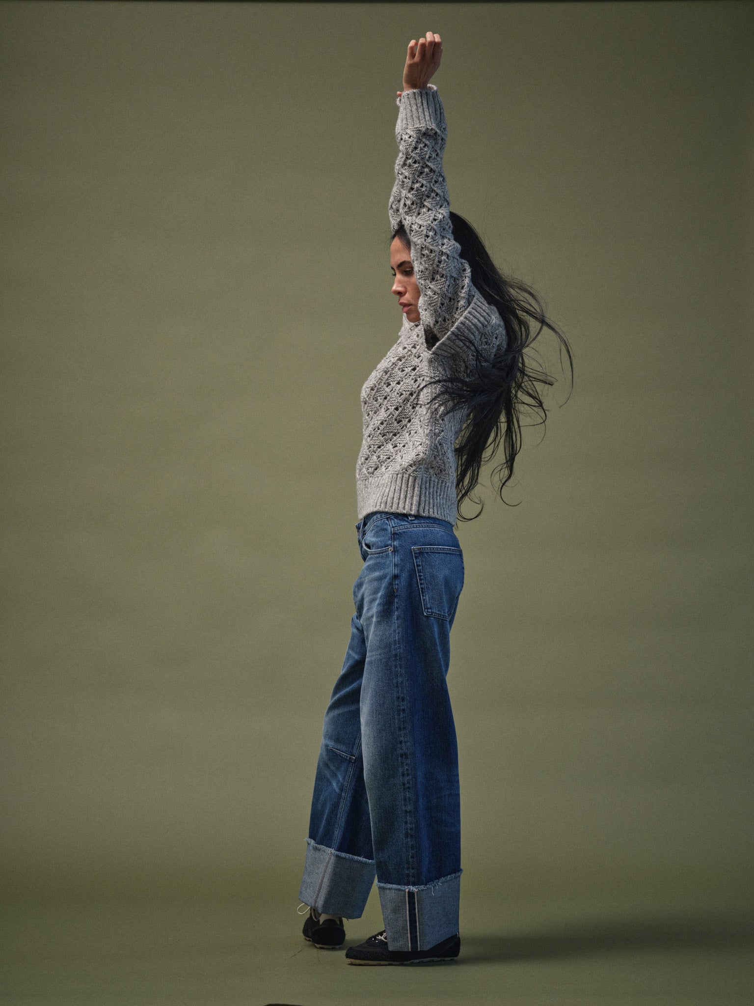 Modelshot / Light Blue Denim / Detail